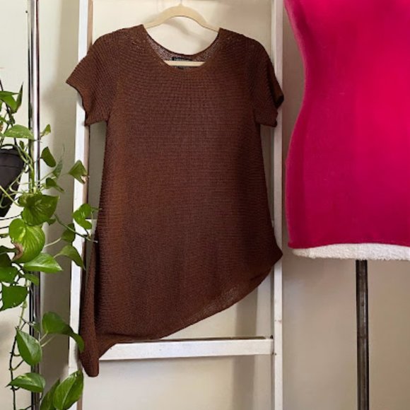 Eileen Fisher asymmetrical hem tunic XS - Picture 5 of 6